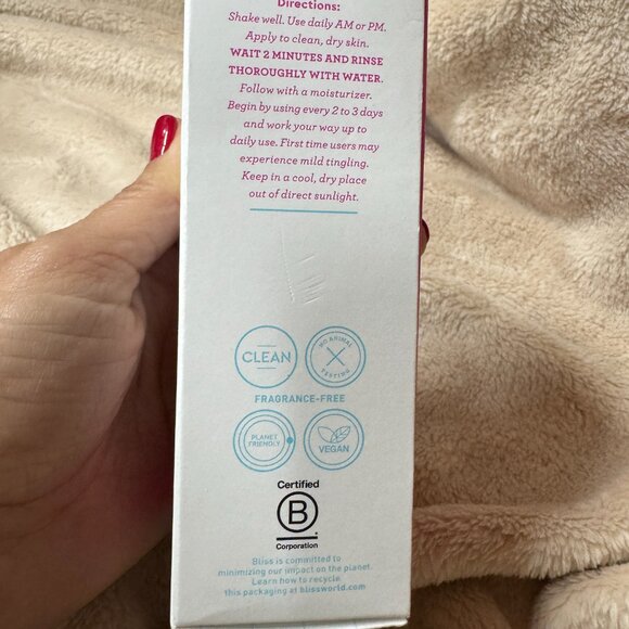 Bliss Pro 11.8% AHA, BHA, PHA Liquid Exfoliant 4 fl oz. NEW WITH BOX - Picture 6 of 9